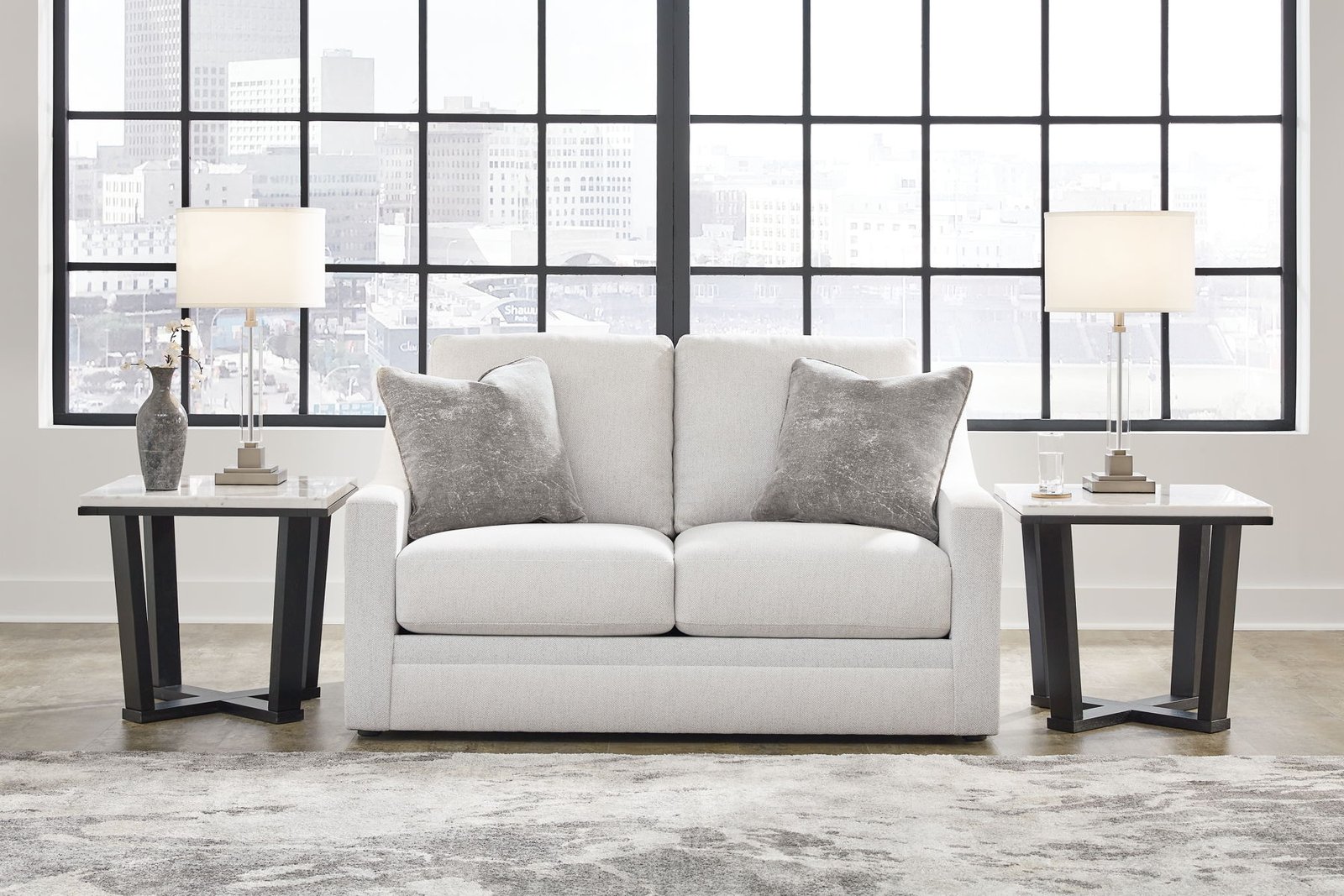 Maitelynn - Loveseat - Chalk - Image 4