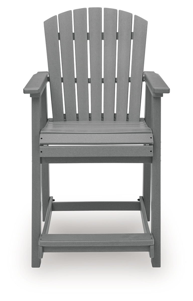Sanctuary Beach - Barstool (Set of 2) - Dark Gray - Image 2