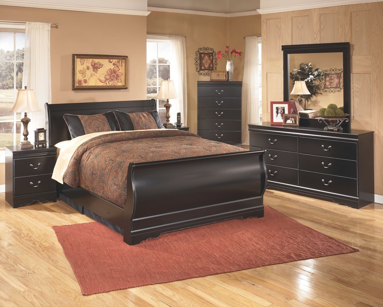 Huey Vineyard - Sleigh Bed - Image 10