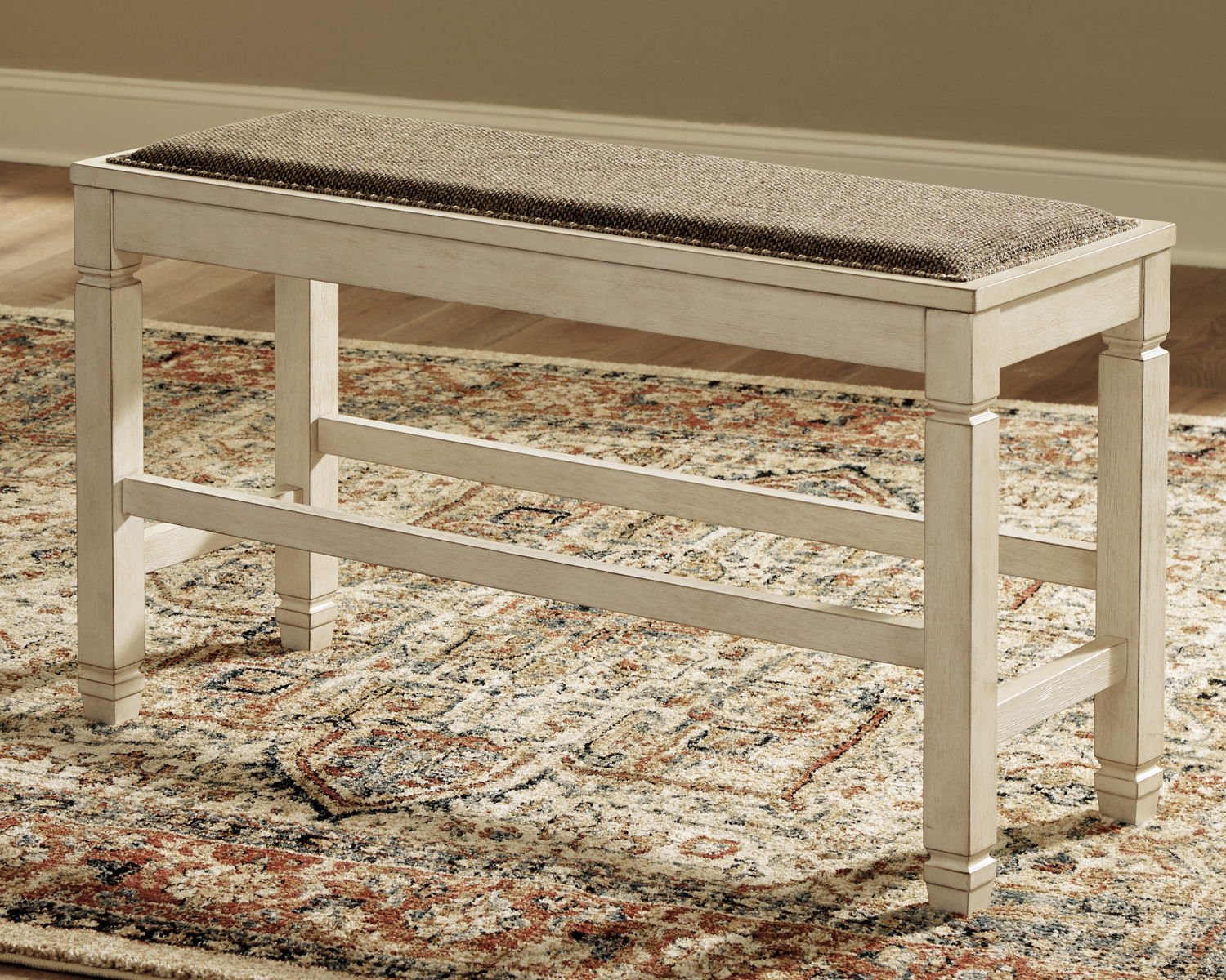 Bolanburg - DBL Counter UPH Bench - Beige - Image 3