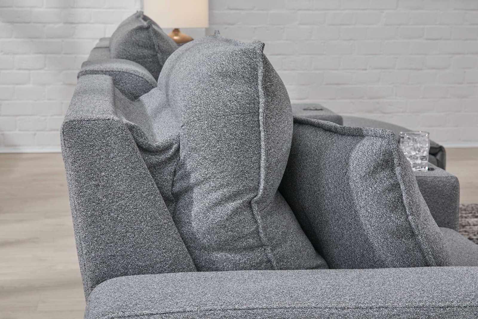 Modmax II - Reclining Sectional - Salt And Pepper - Image 24