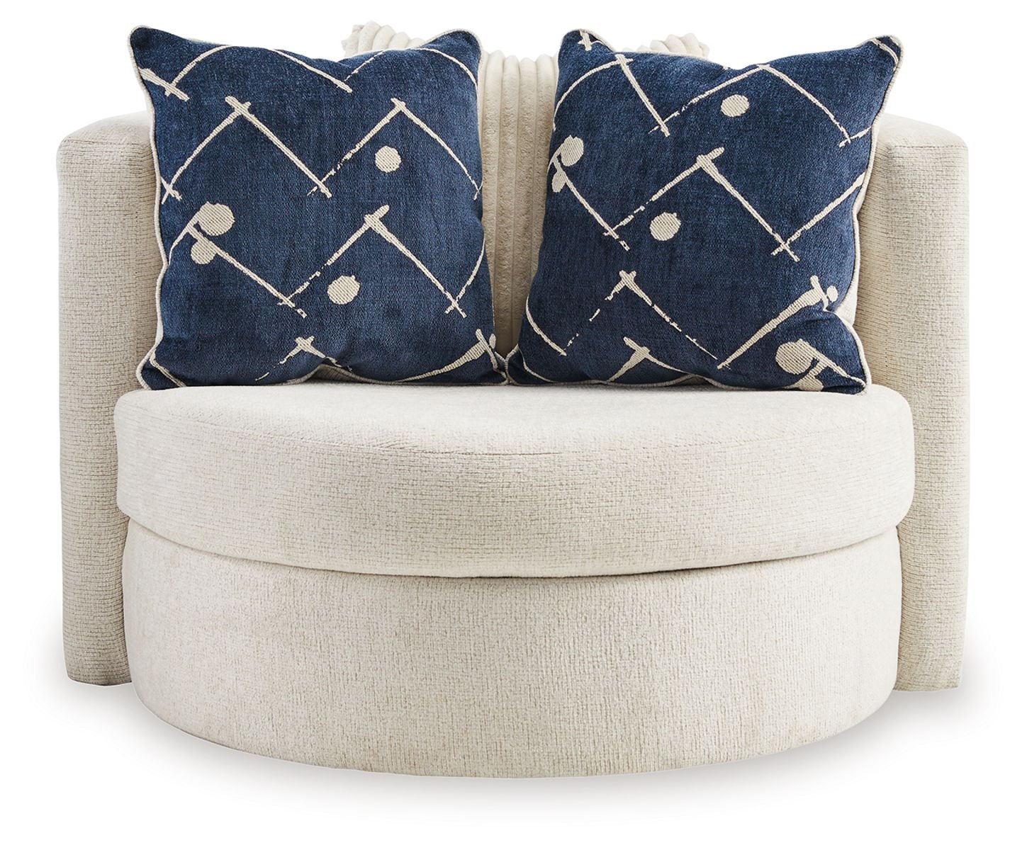 Padova - Swivel Accent Chair - Ivory - Image 2