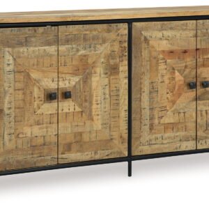 Camney - Accent Cabinet - Brown / Black