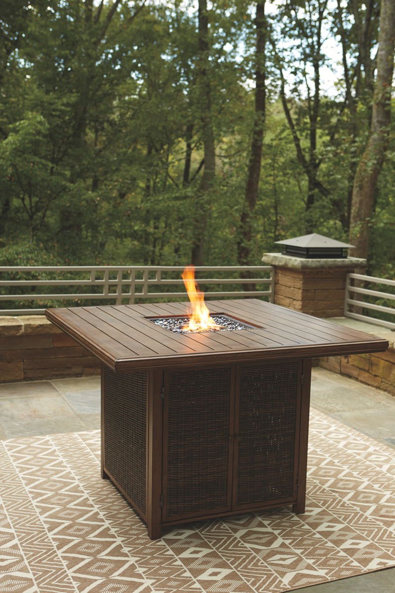 Paradise Trail - Outdoor Fire Pit Table Set - Image 3
