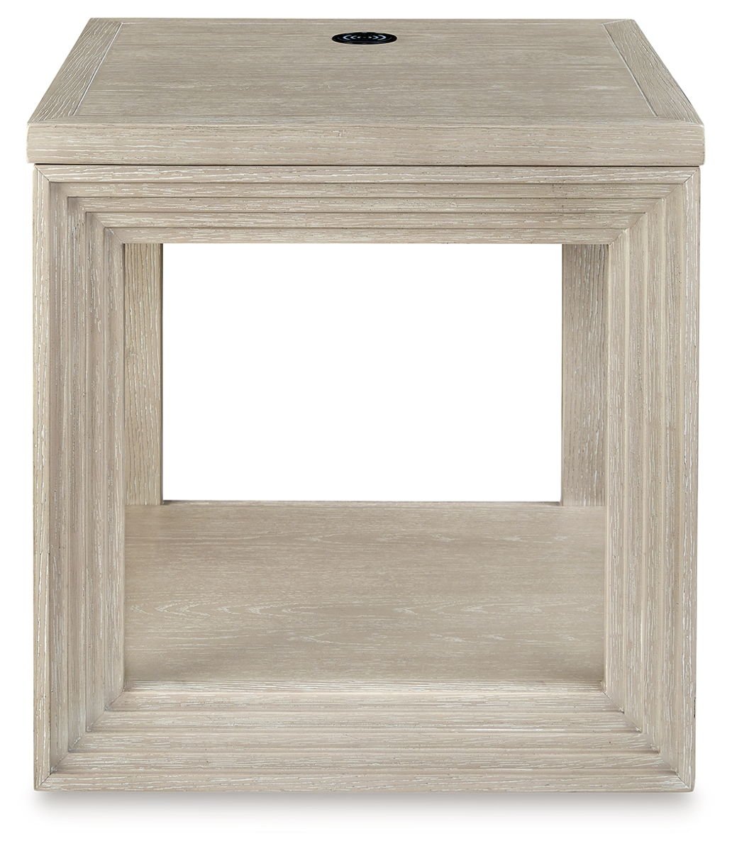 Marxhart - Square End Table - Bisque - Image 2