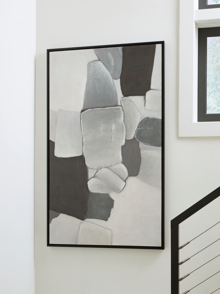 Adilson - Wall Art - White / Gray / Black - Image 2