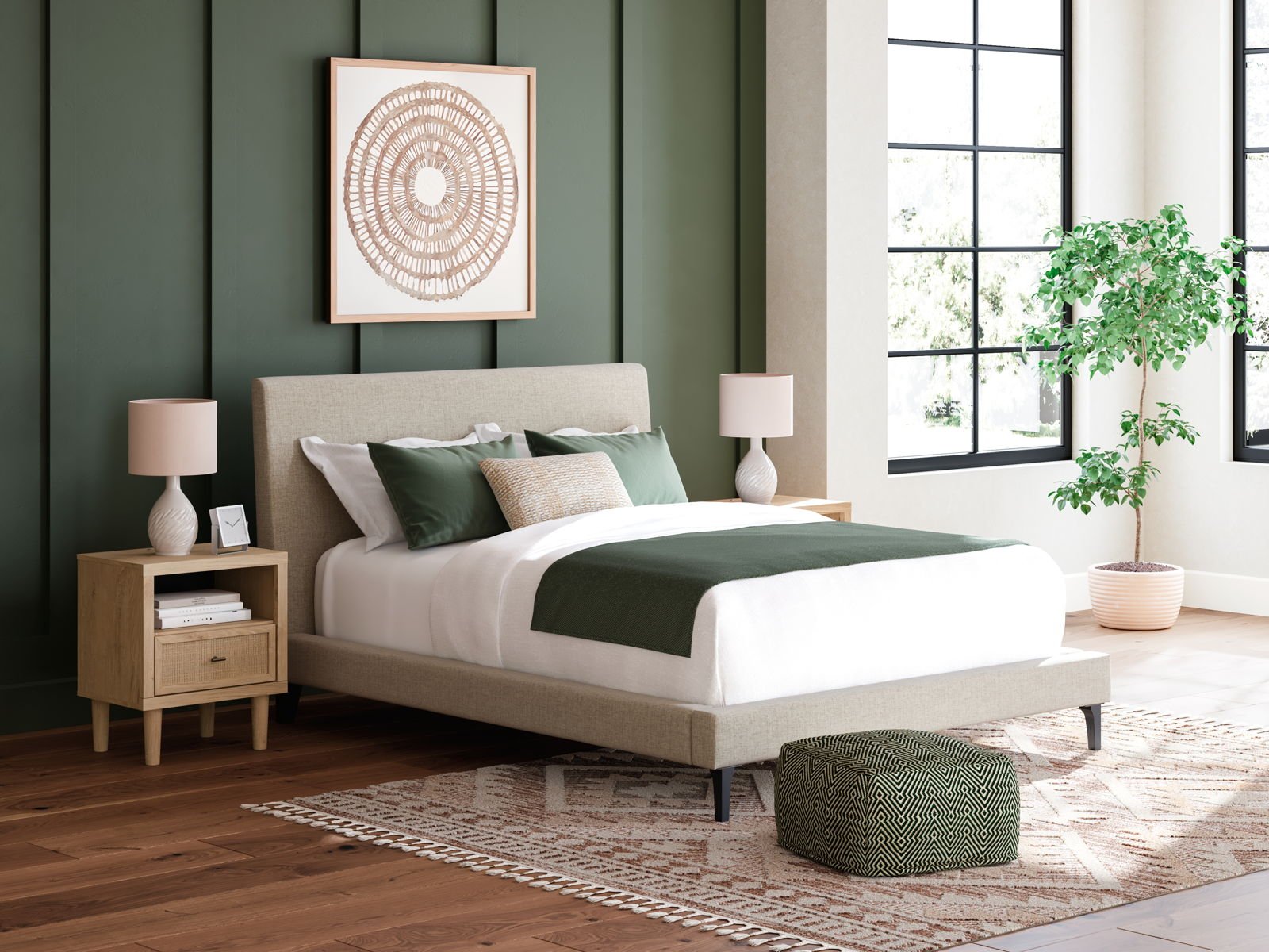 Cielden - Upholstered Bed With Roll Slats - Image 5