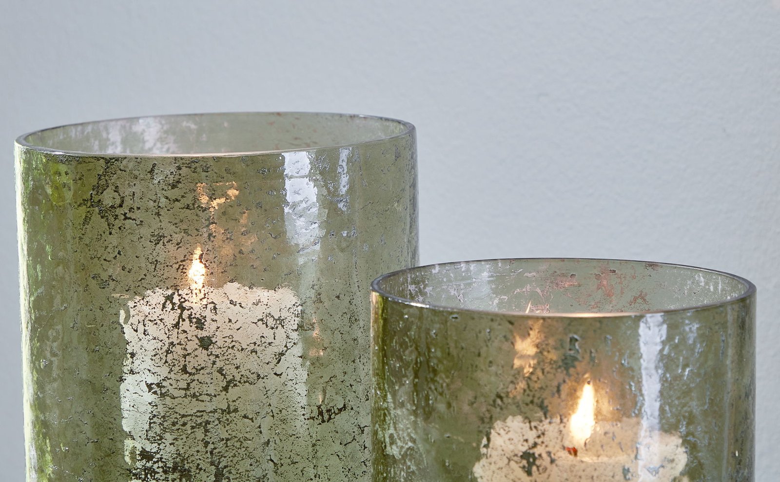 Clarkton - Candle Holder Set (Set of 2) - Green - Image 2