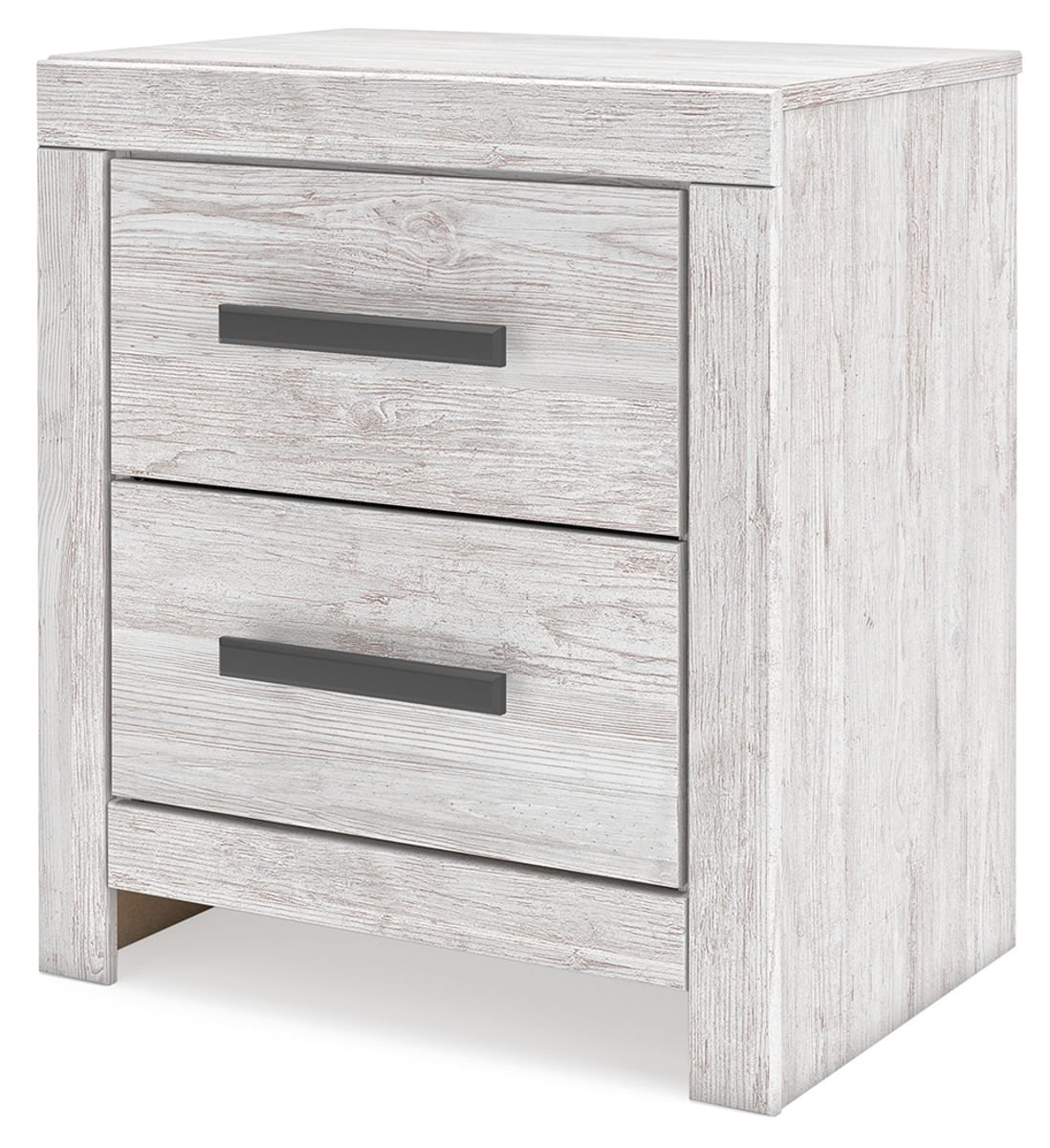Cayboni - Two Drawer Night Stand - Whitewash - Image 2