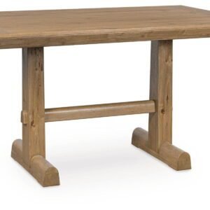 Ridgester - Rectangular Dining Room Counter Table - Light Brown
