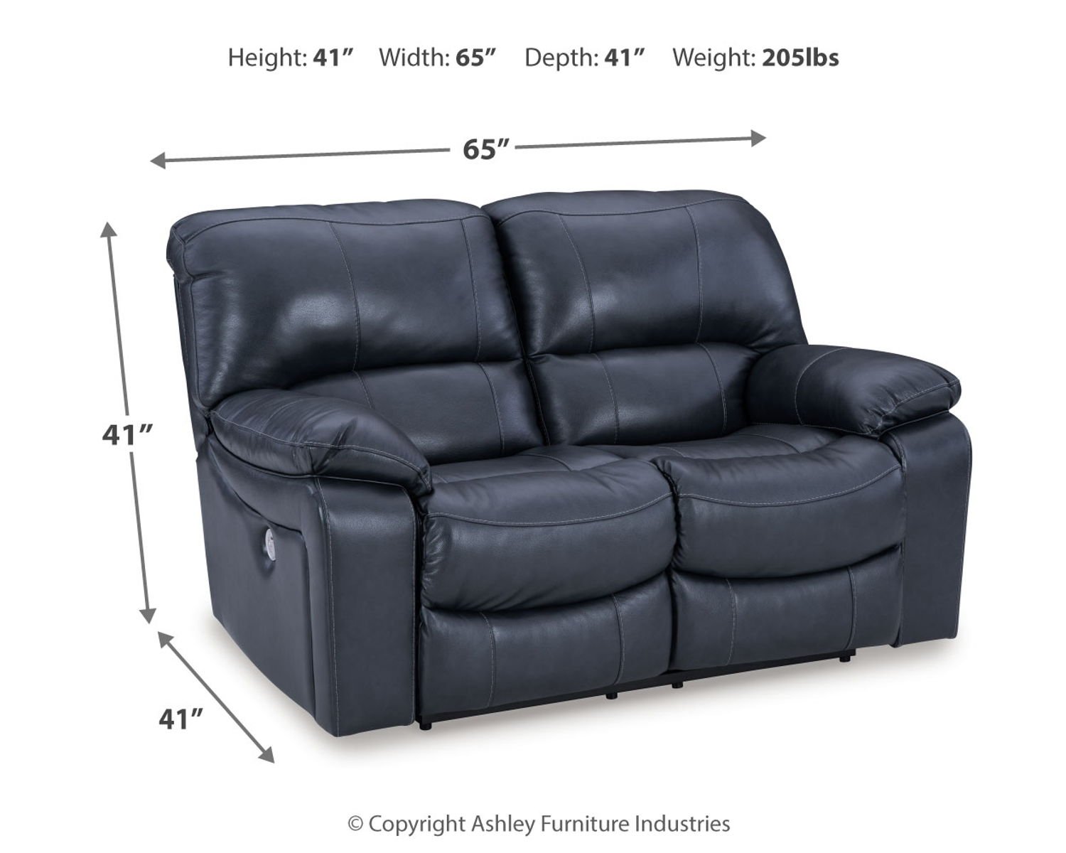 Leesworth - Reclining Loveseat - Image 3