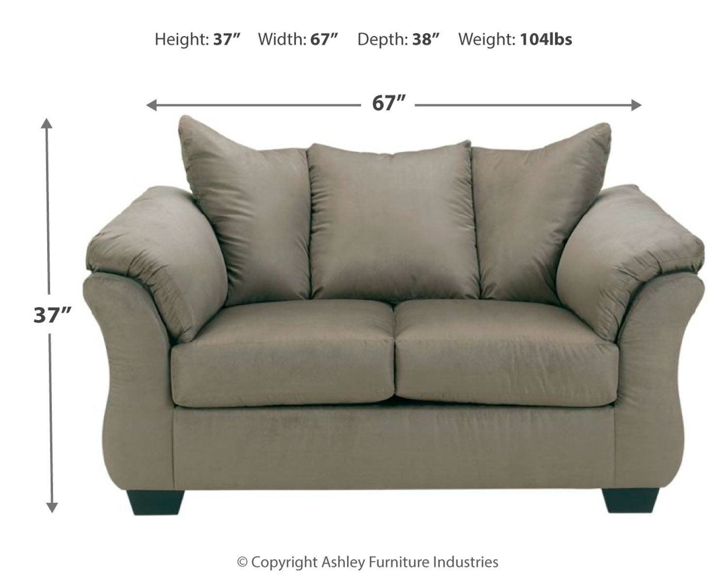Darcy - Stationary Loveseat - Image 2