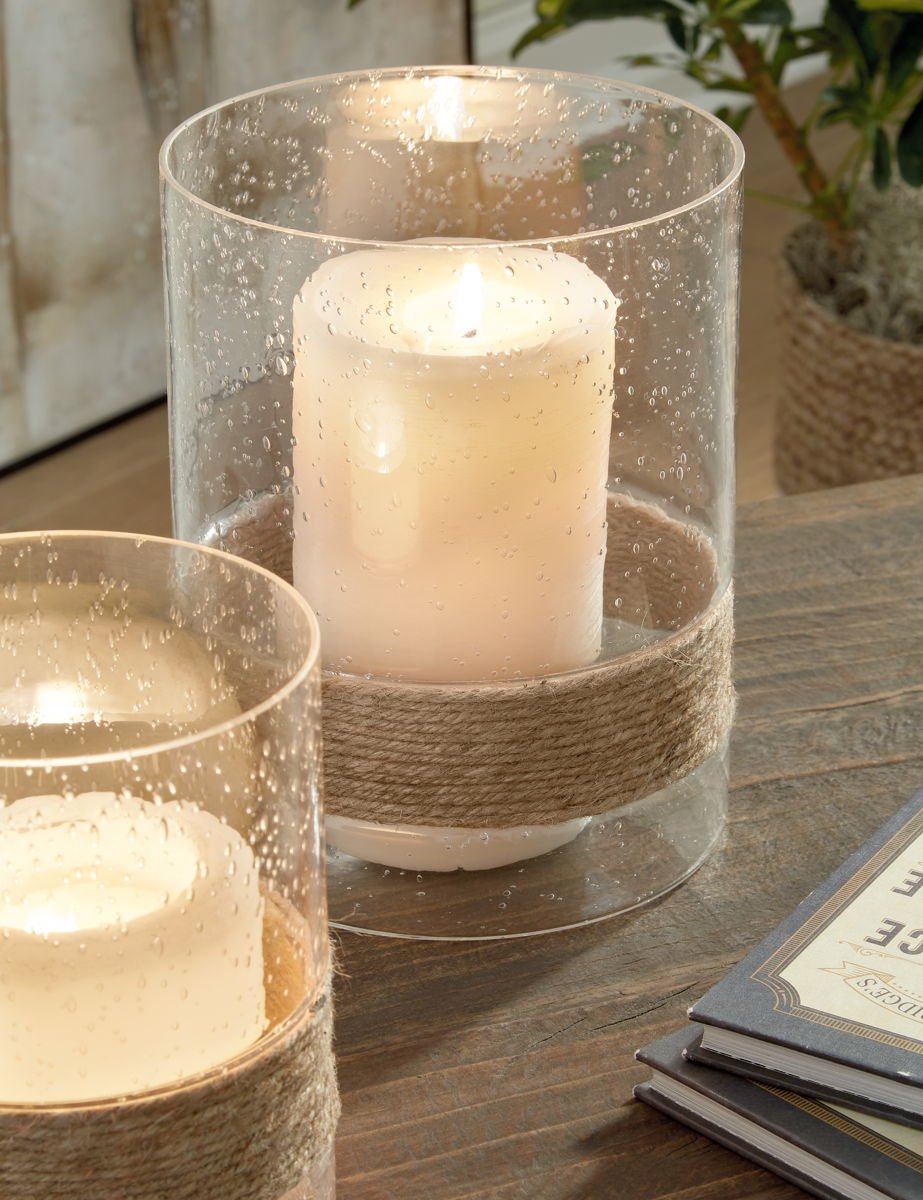 Eudocia - Candle Holder Set (Set of 2) - Clear - Image 2
