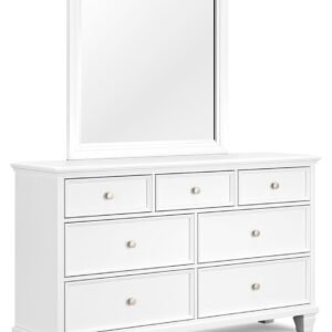 Fortman - Dresser And Mirror - White