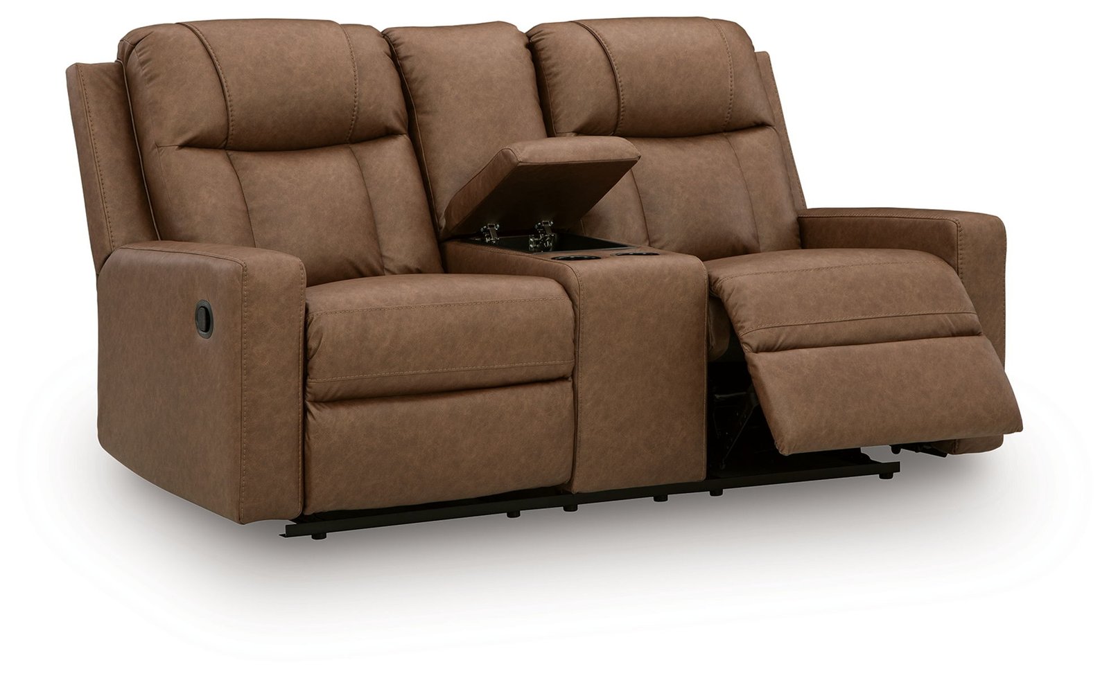 Mackmenville - Double Reclining Loveseat With Console - Image 7