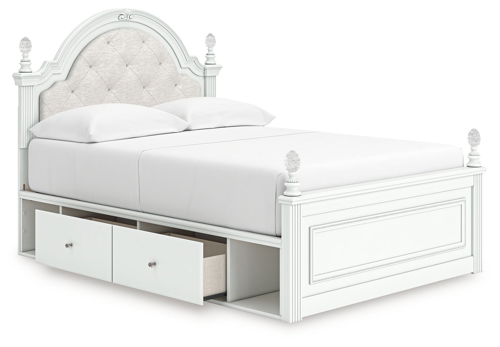 Kozlani - Upholstered Panel Storage Bed - Image 2