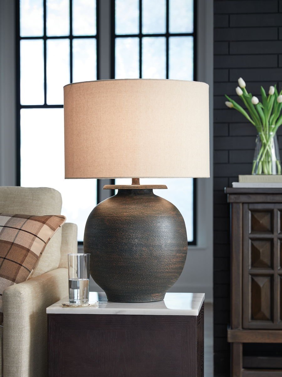 Carlenbury - Metal Table Lamp - Antique Brown - Image 3