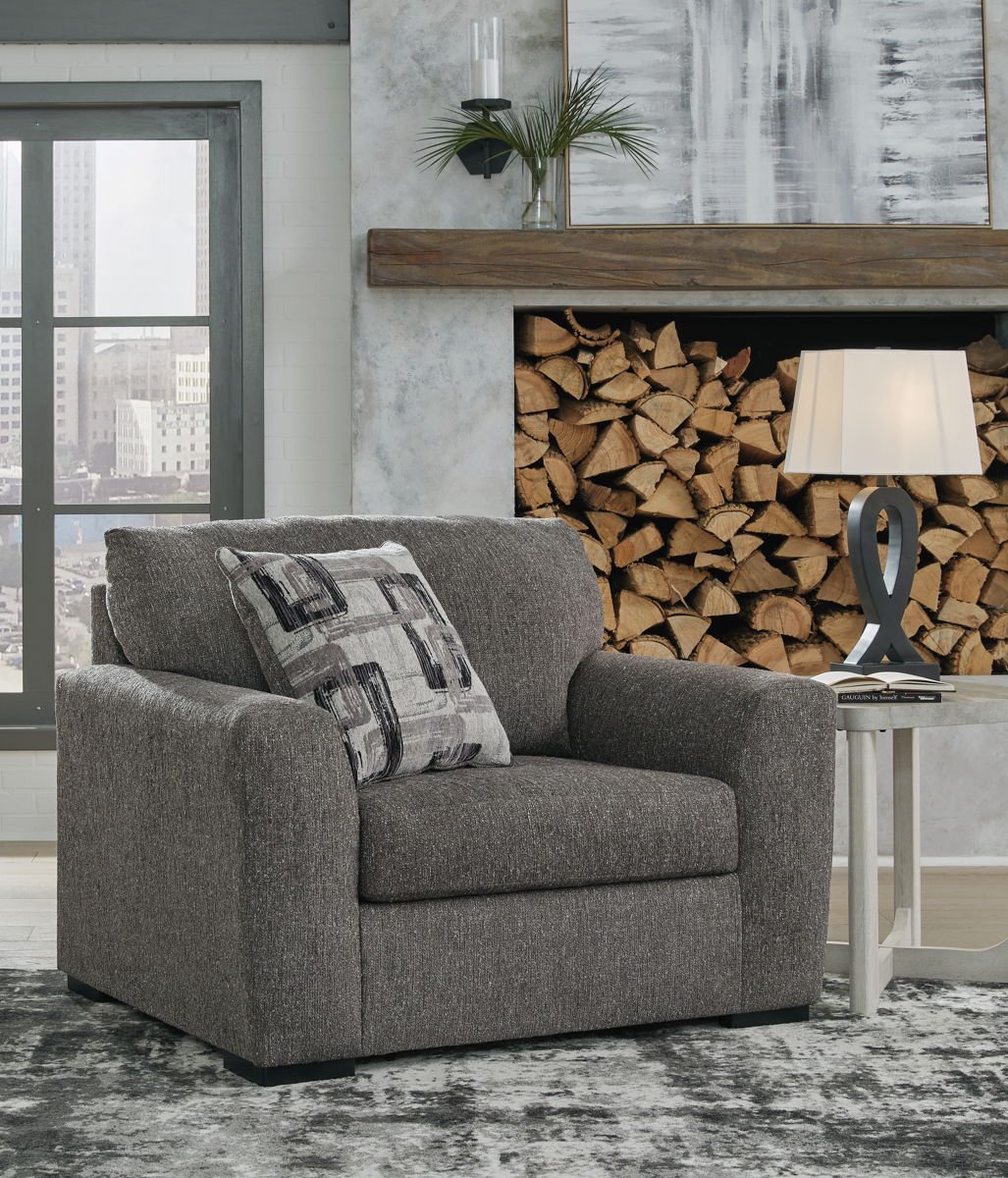 Gardiner - Chair And A Half - Pewter - Image 3
