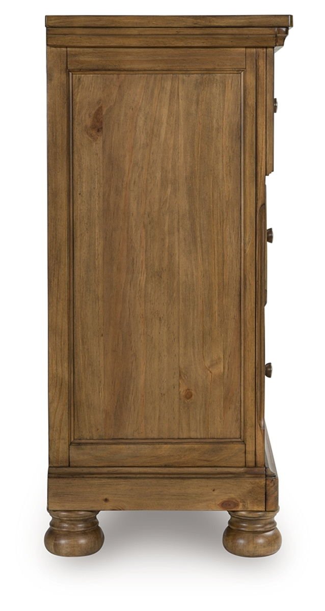 Feddinger - Dresser - Medium Brown - Image 3