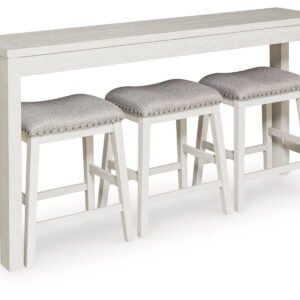 Robbinsdale - Rectangular Dining Room Counter Table Set (Set of 4) - Antique White