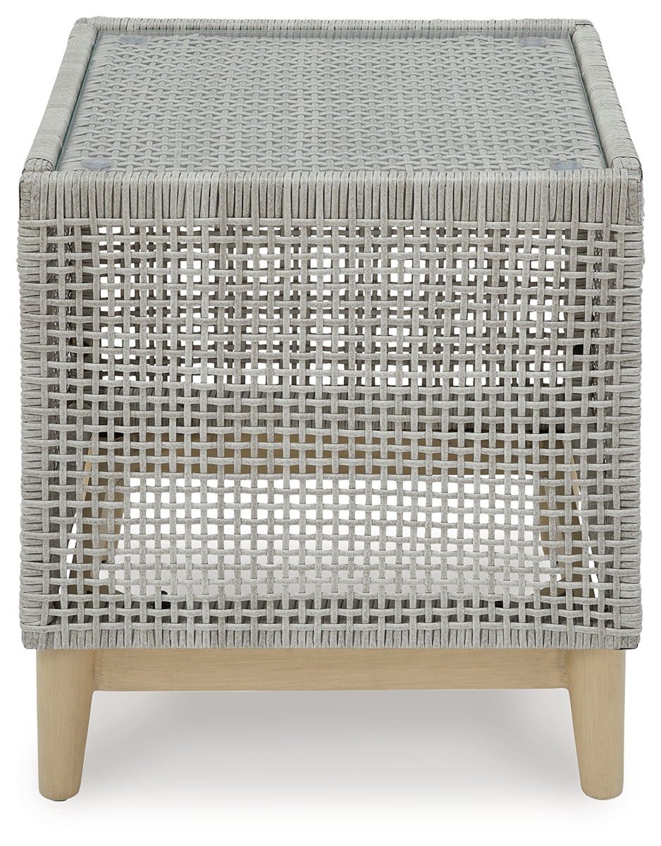 Seton Creek - Square End Table - Gray - Image 4