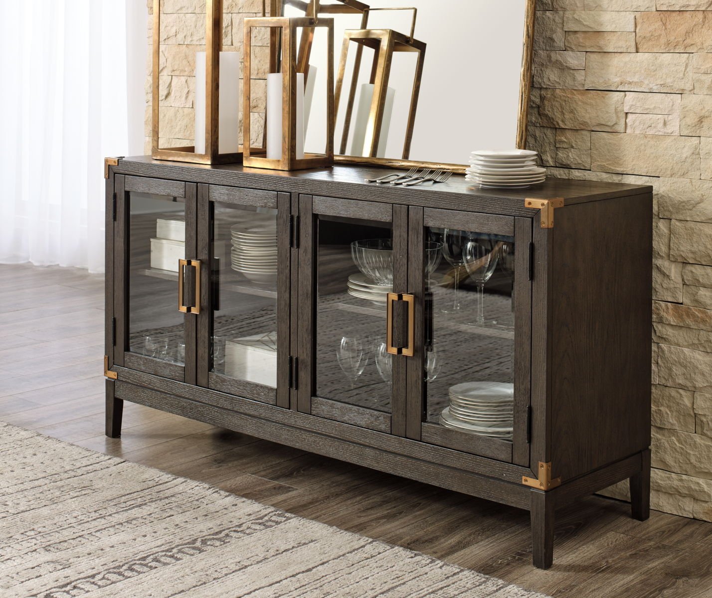 Burkhaus - Dining Room Server - Dark Brown - Image 3
