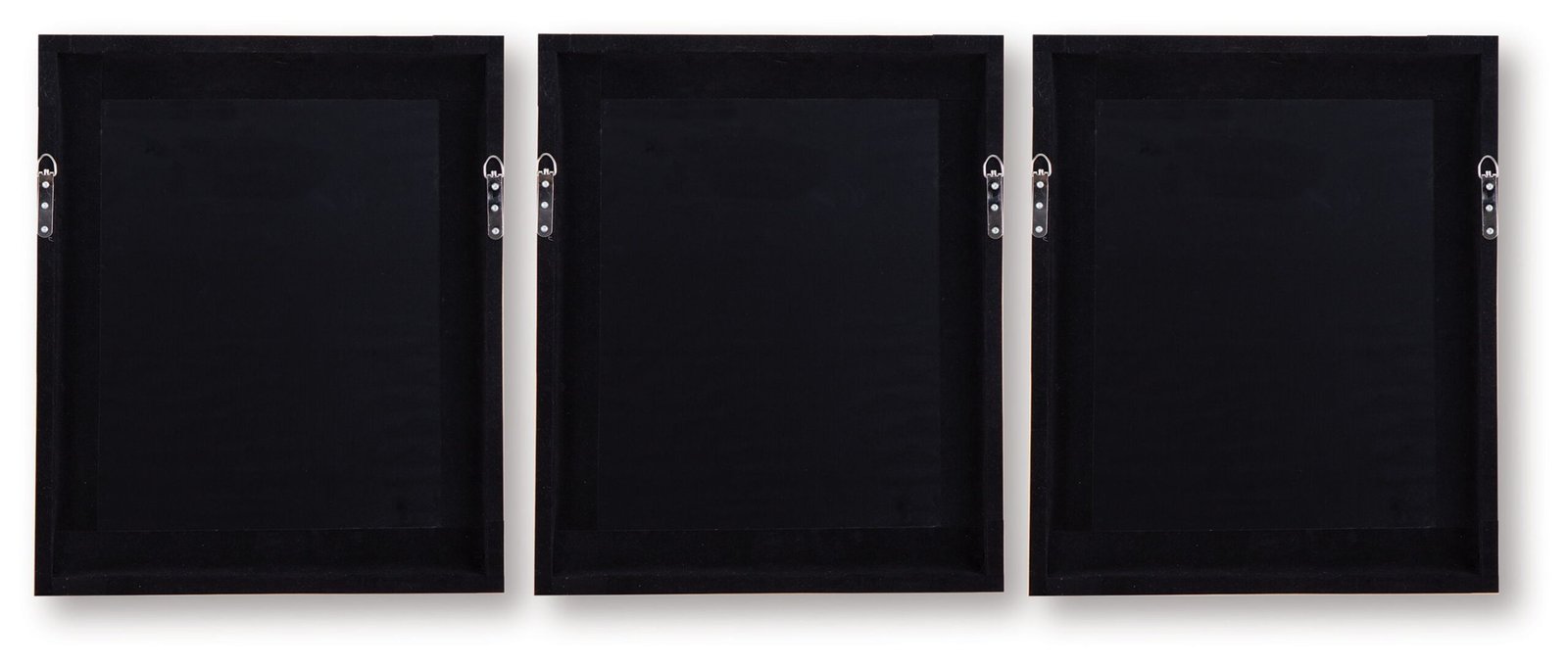 Hendridge - Wall Art Set (Set of 3) - Taupe / White - Image 2