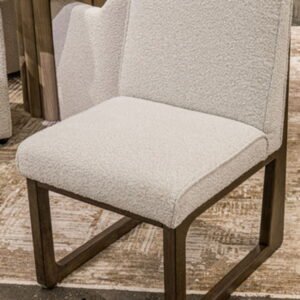Radkin - Dining Upholstered Side Chair (Set of 2) - Off White / Brown