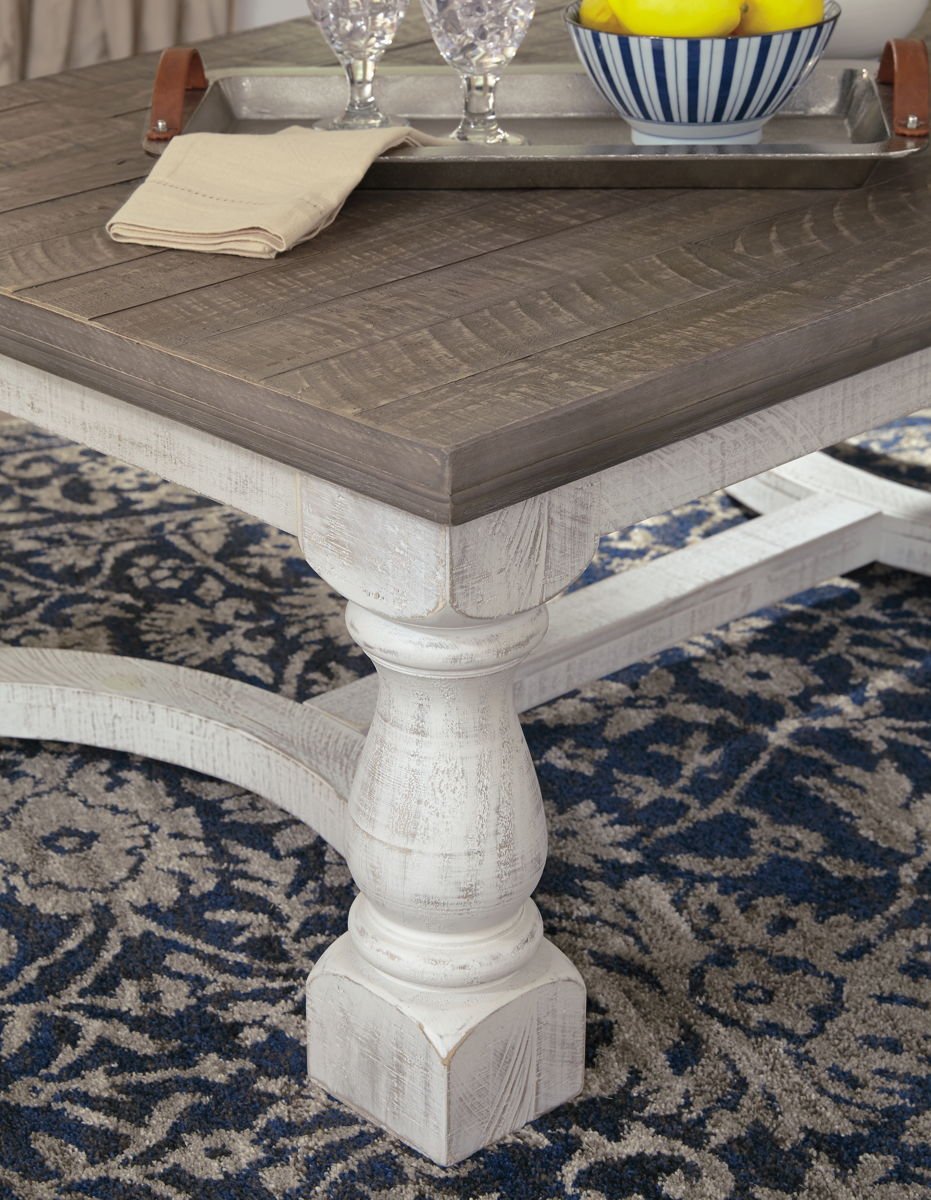 Havalance - Rectangular Cocktail Table - Gray / White - Image 3