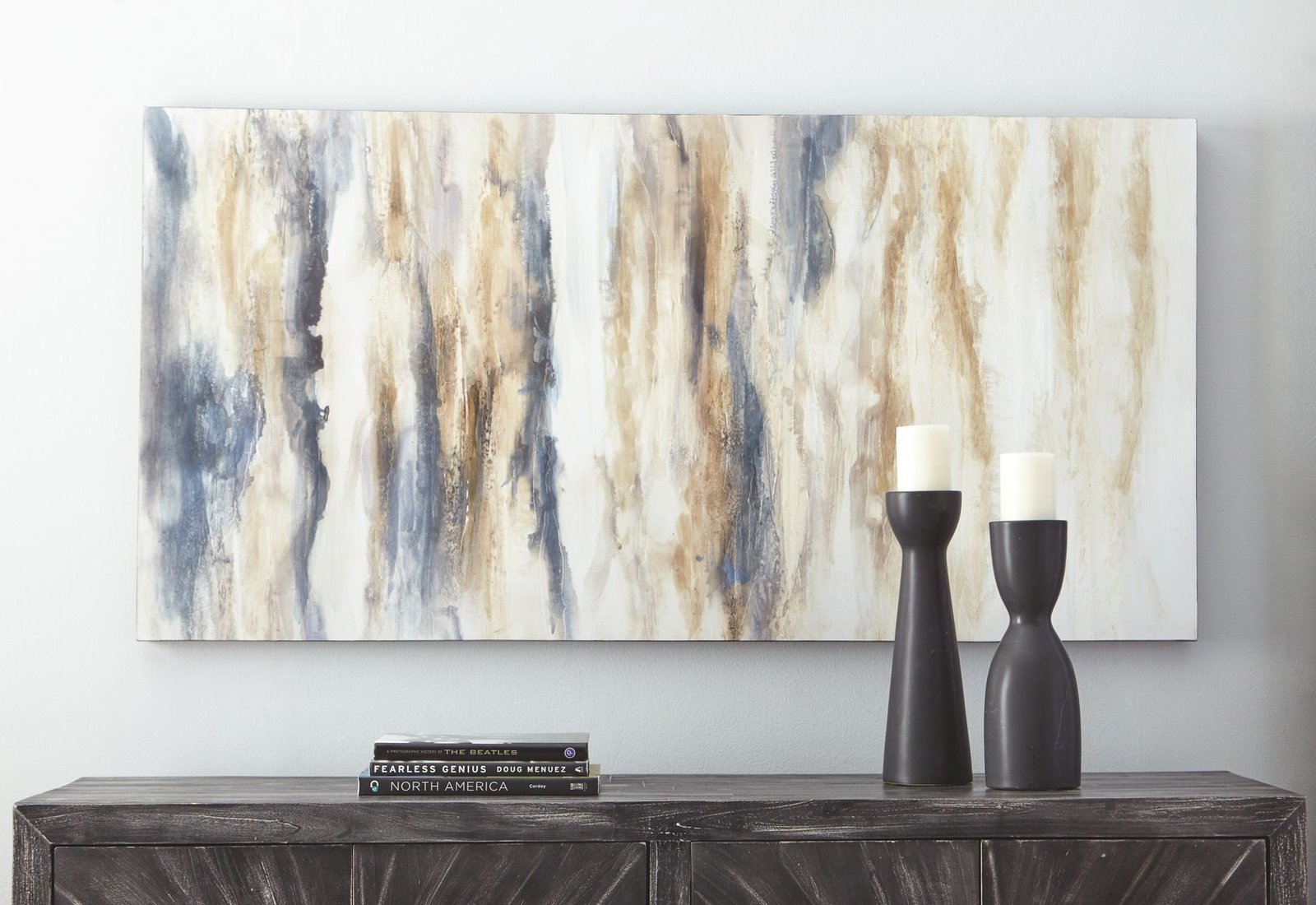 Joely - Wall Art - Blue / Tan - Image 2