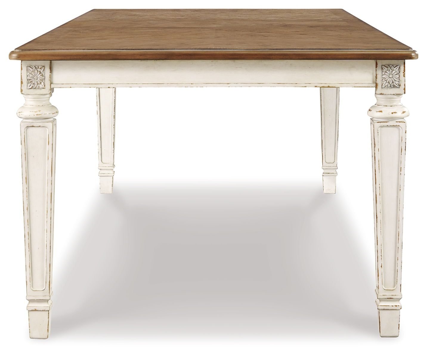 Realyn - Rectangular Dining Room Extension Table - Chipped White - Image 4