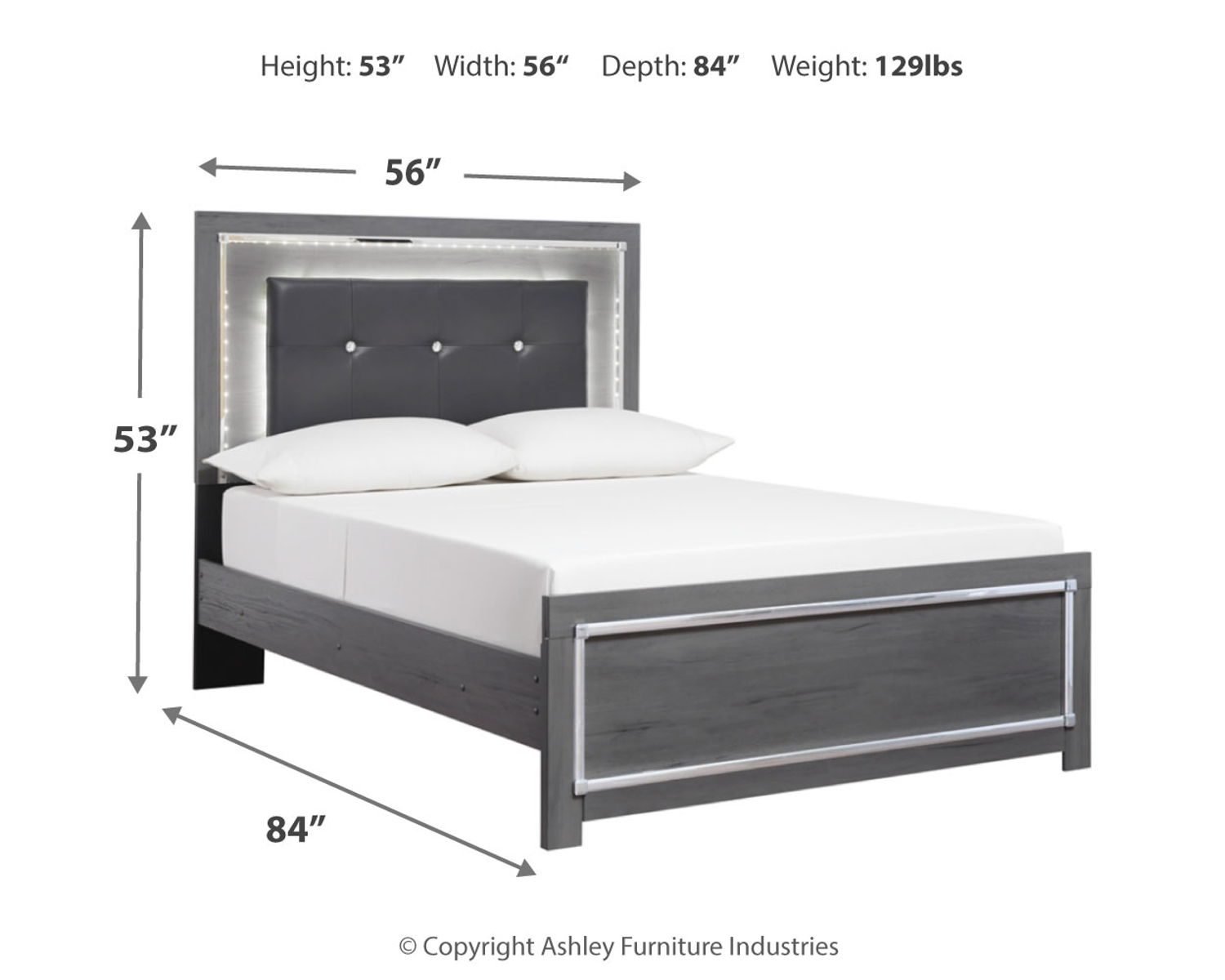 Lodanna - Panel Bed - Image 8