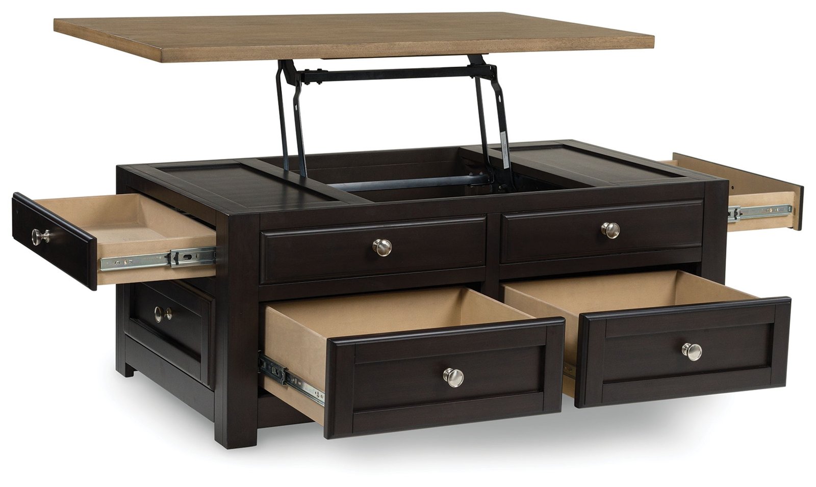 Drazmine - Lift Top Cocktail Table - Brown - Image 4