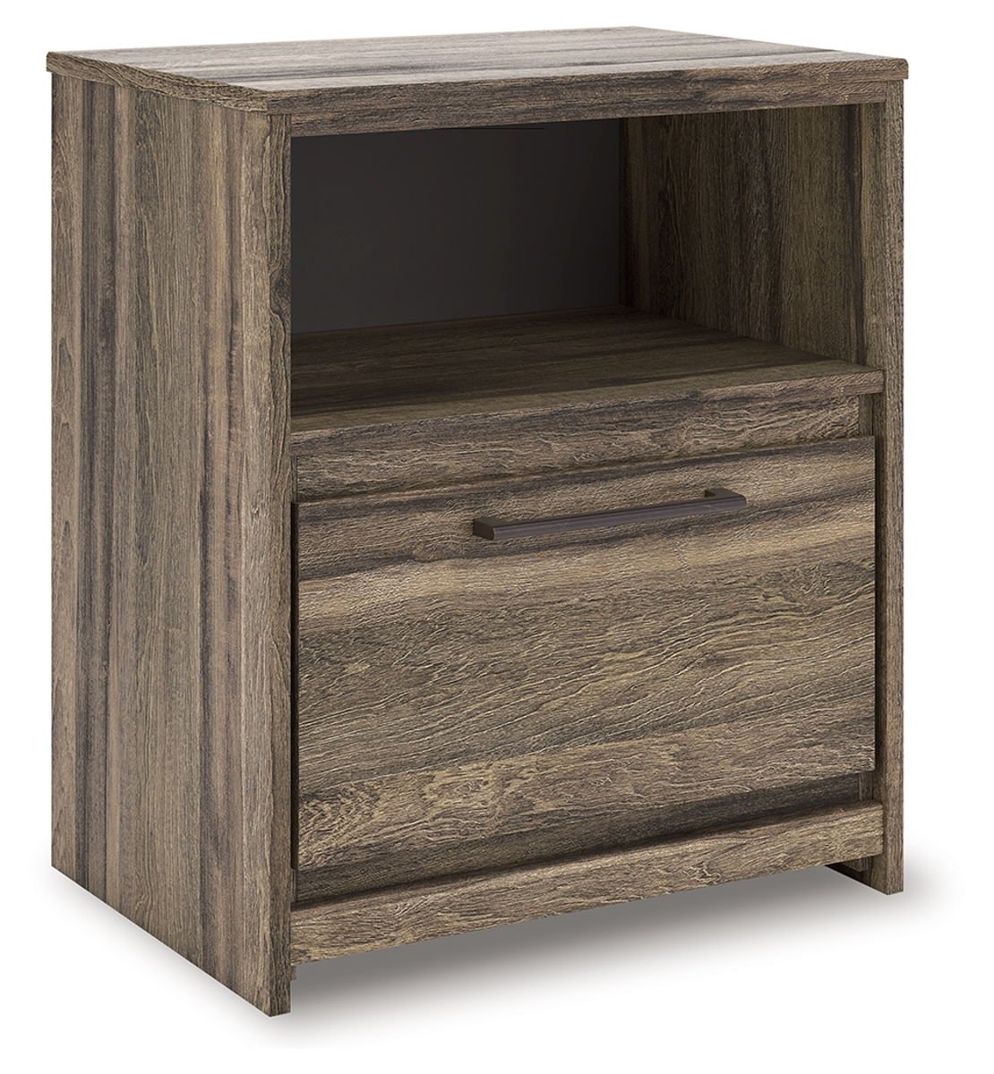 Elbrim - One Drawer Night Stand - Brown - Image 4