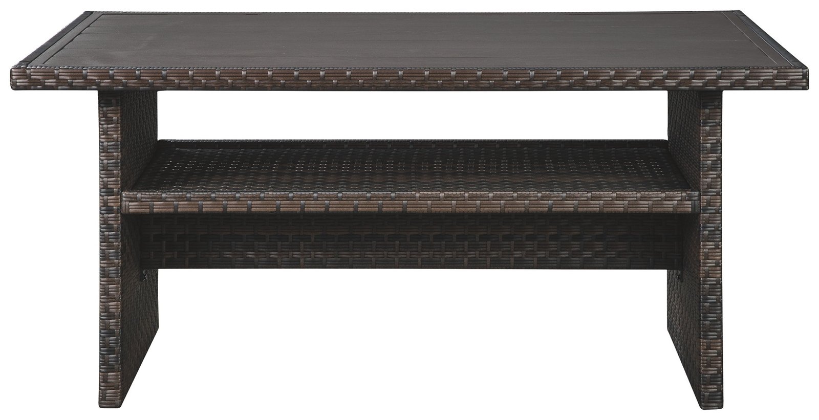 Easy Isle - RECT Multi-Use Table - Dark Brown / Beige - Image 3