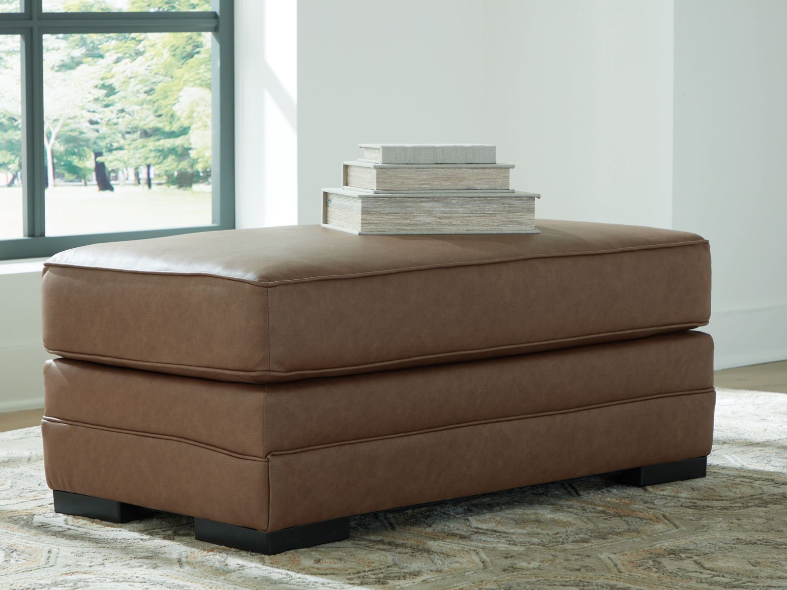 VillaCourt - Ottoman - Caramel - Image 2
