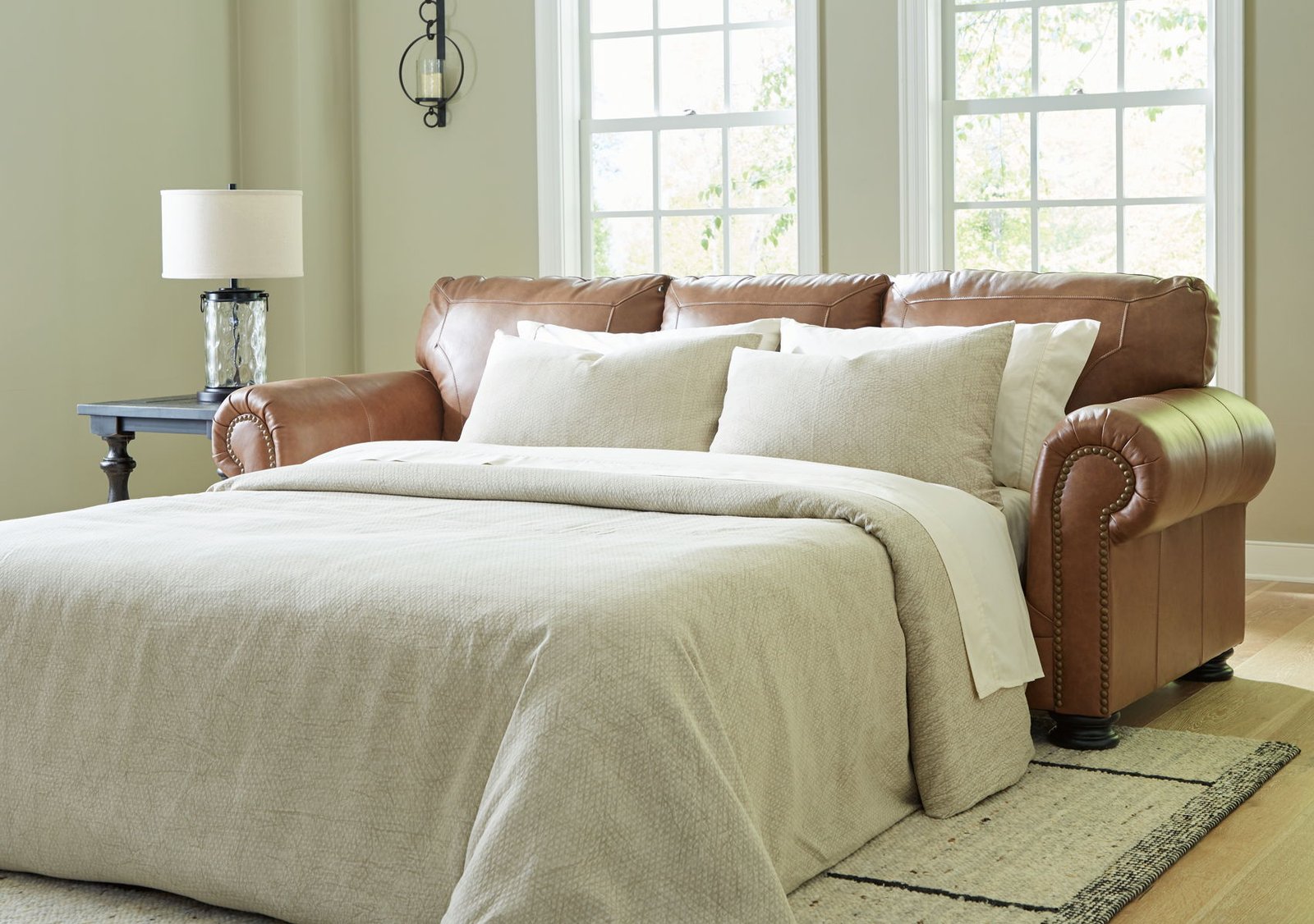 Carianna - Queen Sofa Sleeper - Caramel - Image 2