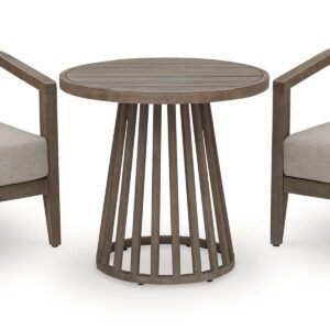 Joy Lagoon - Outdoor Chairs With Cushions/Table (Set of 3) - Beige