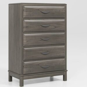 Mazing - Five Drawer Chest - Gray