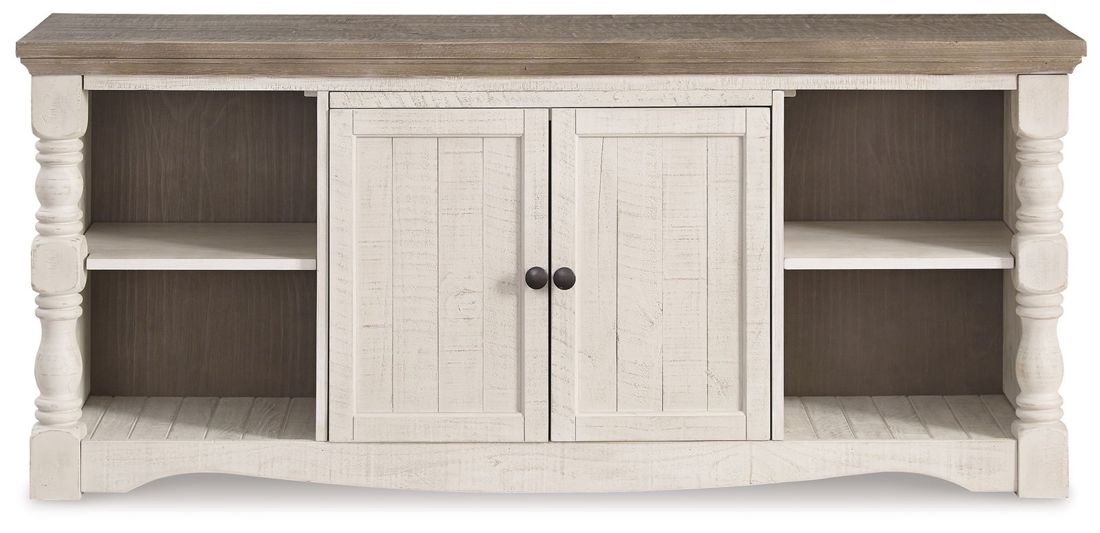 Havalance - Extra Large TV Stand - 2 Doors - Brown / Beige - Image 2