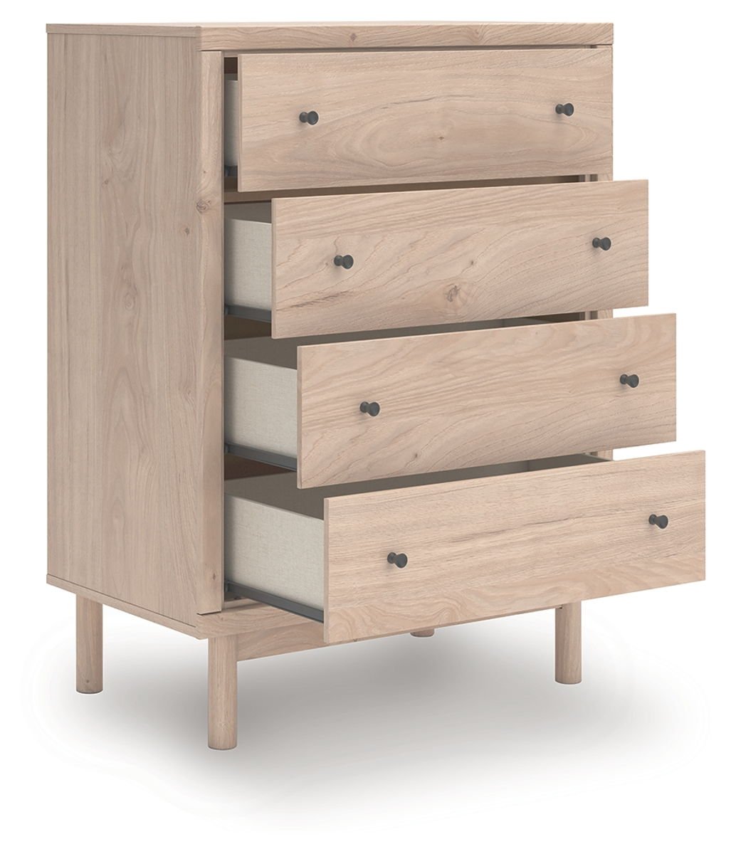 Arloster - Four Drawer Chest - Tan - Image 4