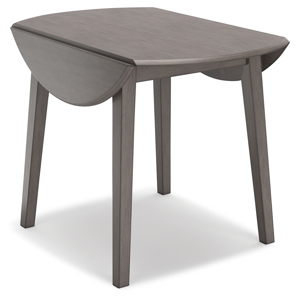 Shullden - 5 Pc. - Drop Leaf Table, 4 Side Chairs - Gray - Image 2