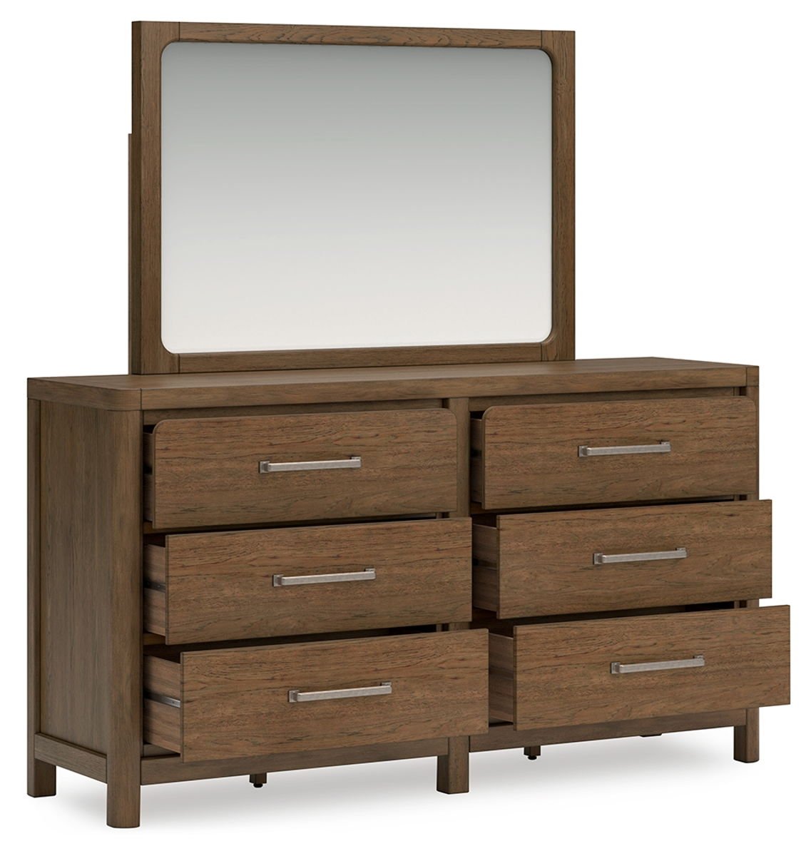 Cabalynn - Dresser And Mirror - Light Brown - Image 2