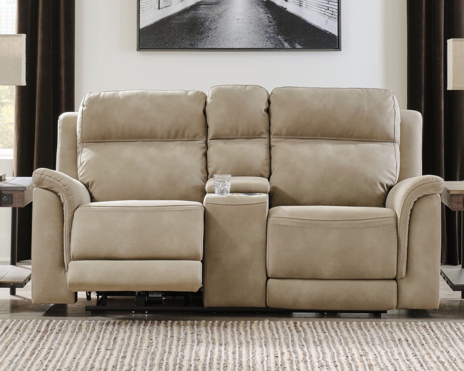 Next-Gen Durapella - Reclining Power Loveseat With Console - Image 2
