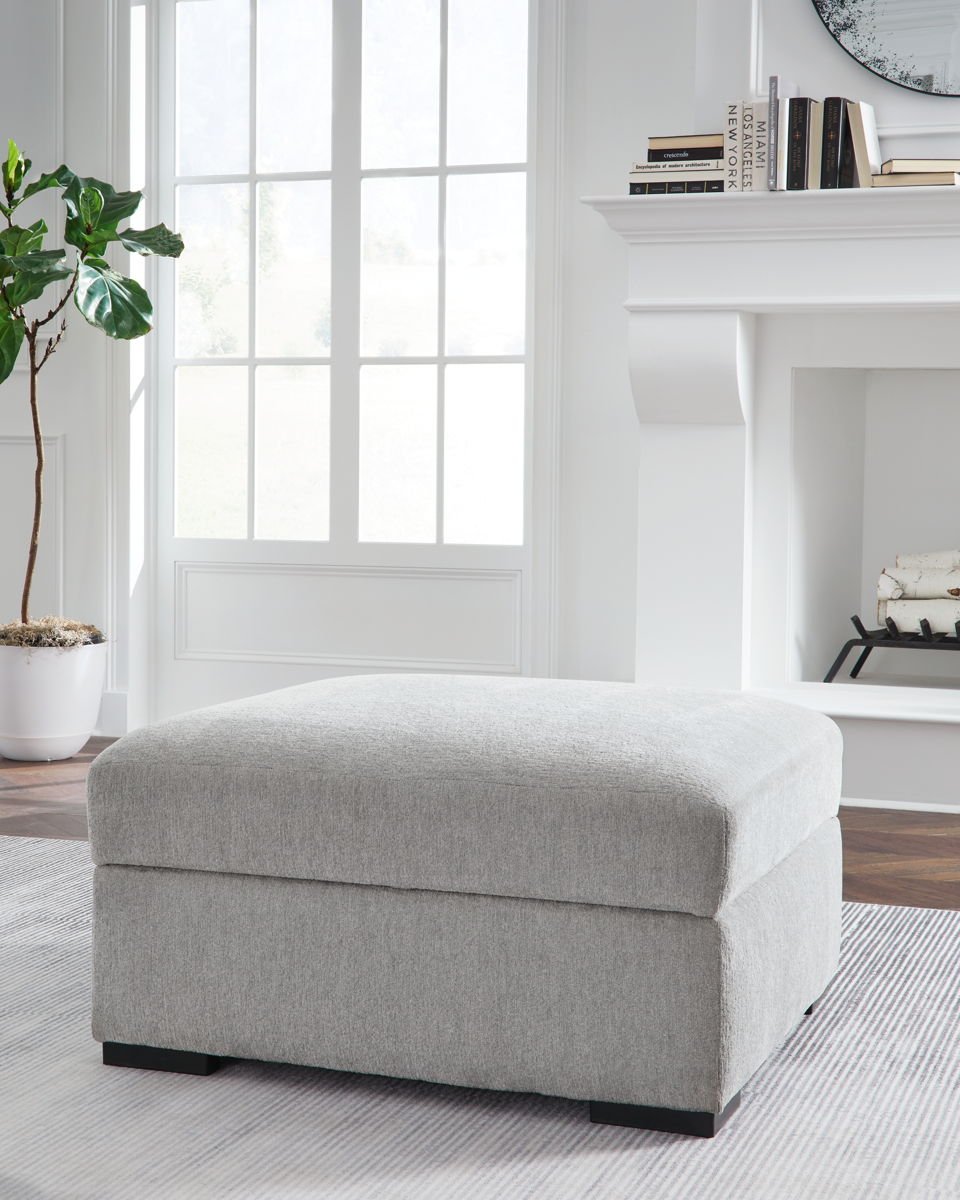 Gabyleigh - Ottoman With Storage - Nickel - Image 2