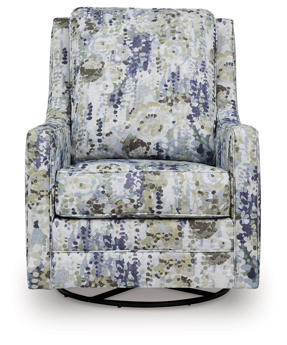 Dustinford - Swivel Glider Accent Chair - Multi - Image 3