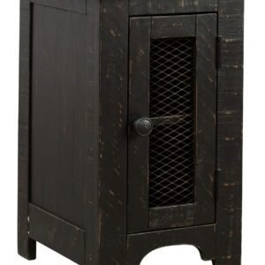 Valebeck - Chair Side End Table - Black / Brown