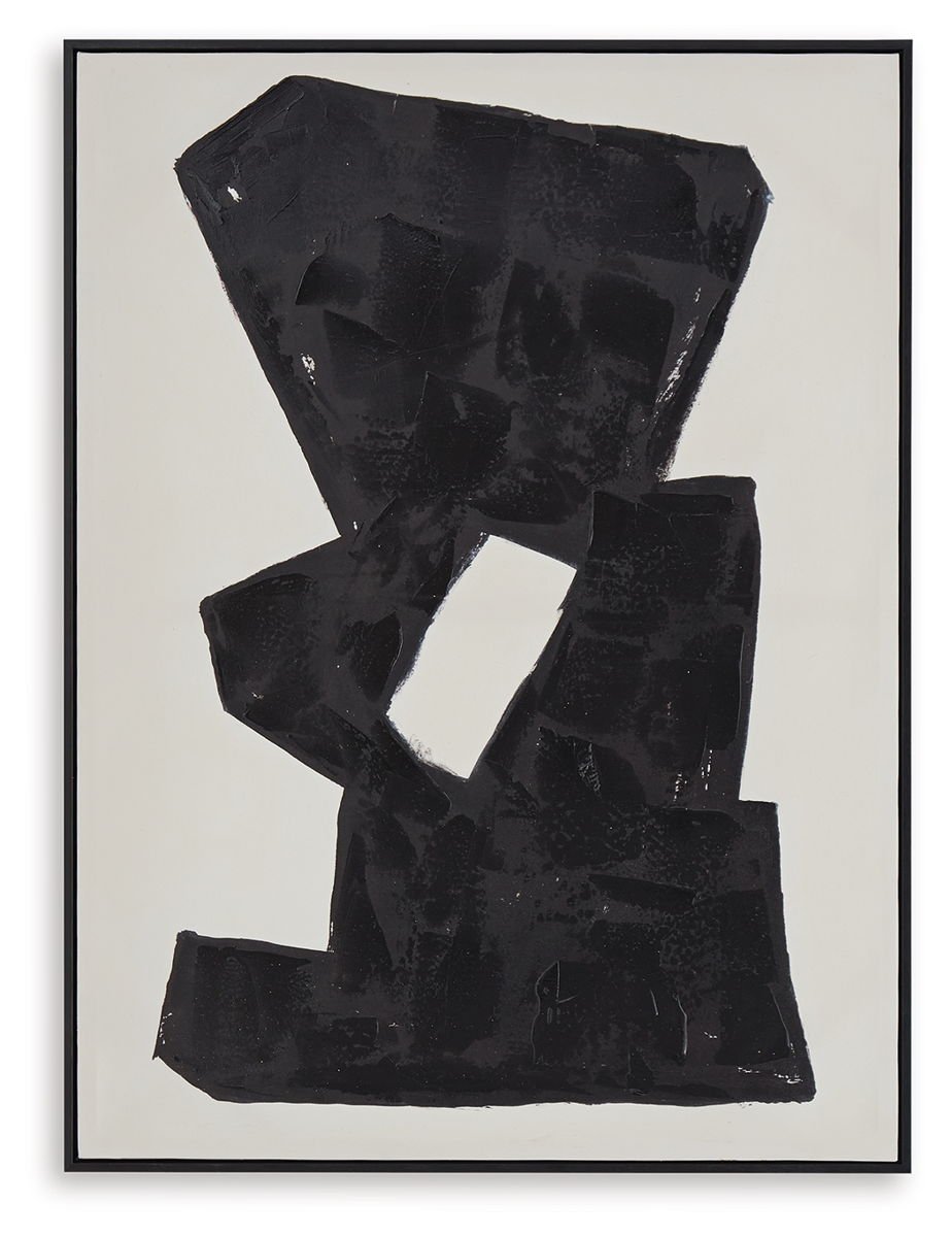 Garviery - Wall Art - Black / Cream - Image 2