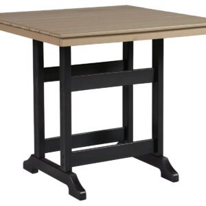 Fairen Trail - Square Counter TBL w/Umb OPT - Black / Driftwood