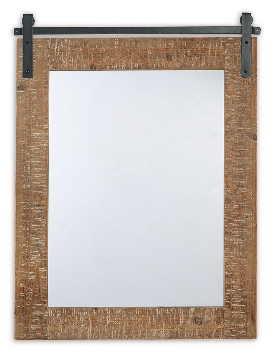 Lanie - Accent Mirror - Antique Brown - Image 4